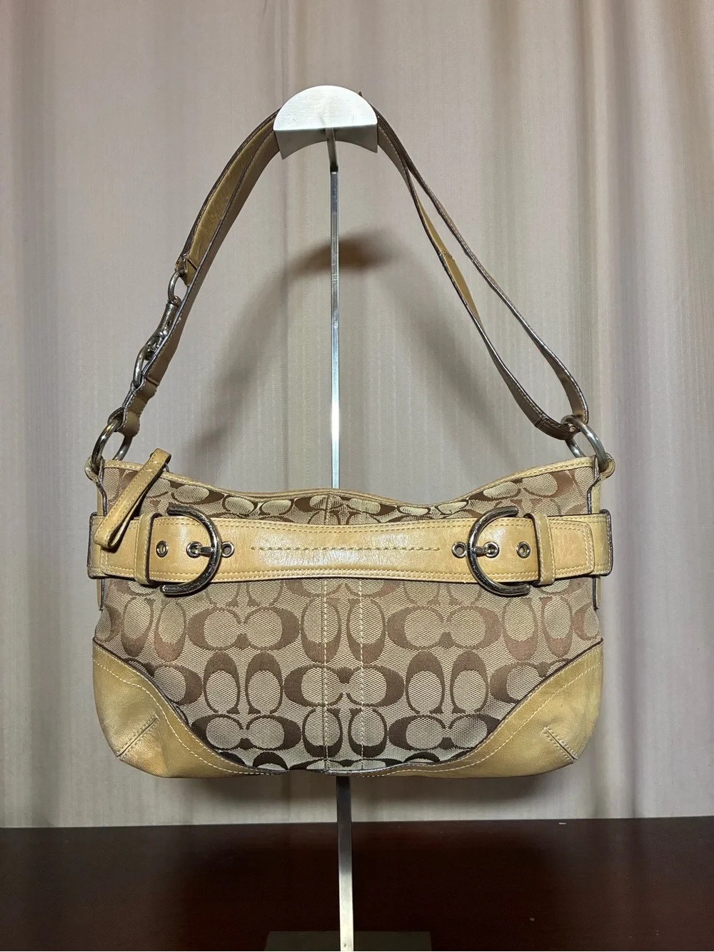 Coach Hampton Buckle Shoulder Bag